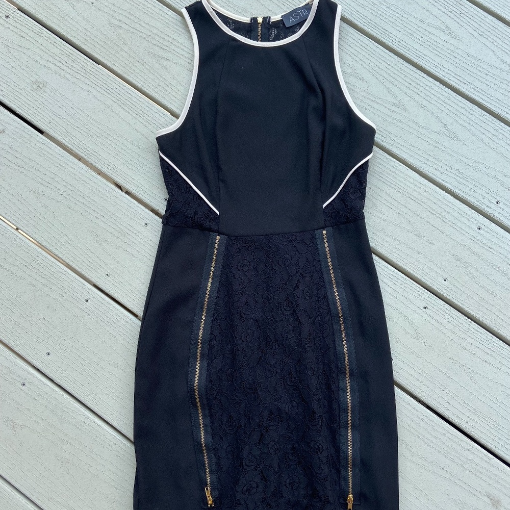ASTR Formal Black Mini Dress, Size XS